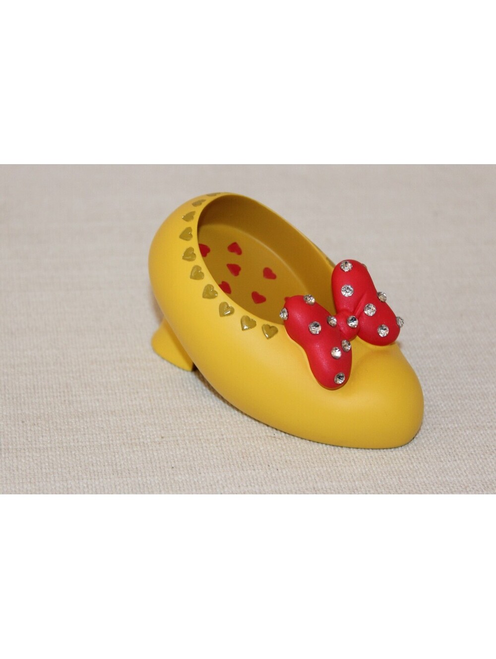 Disney Character Cobbler Minnie Mouse Yellow Shoe Heel to the Cheese Figurine